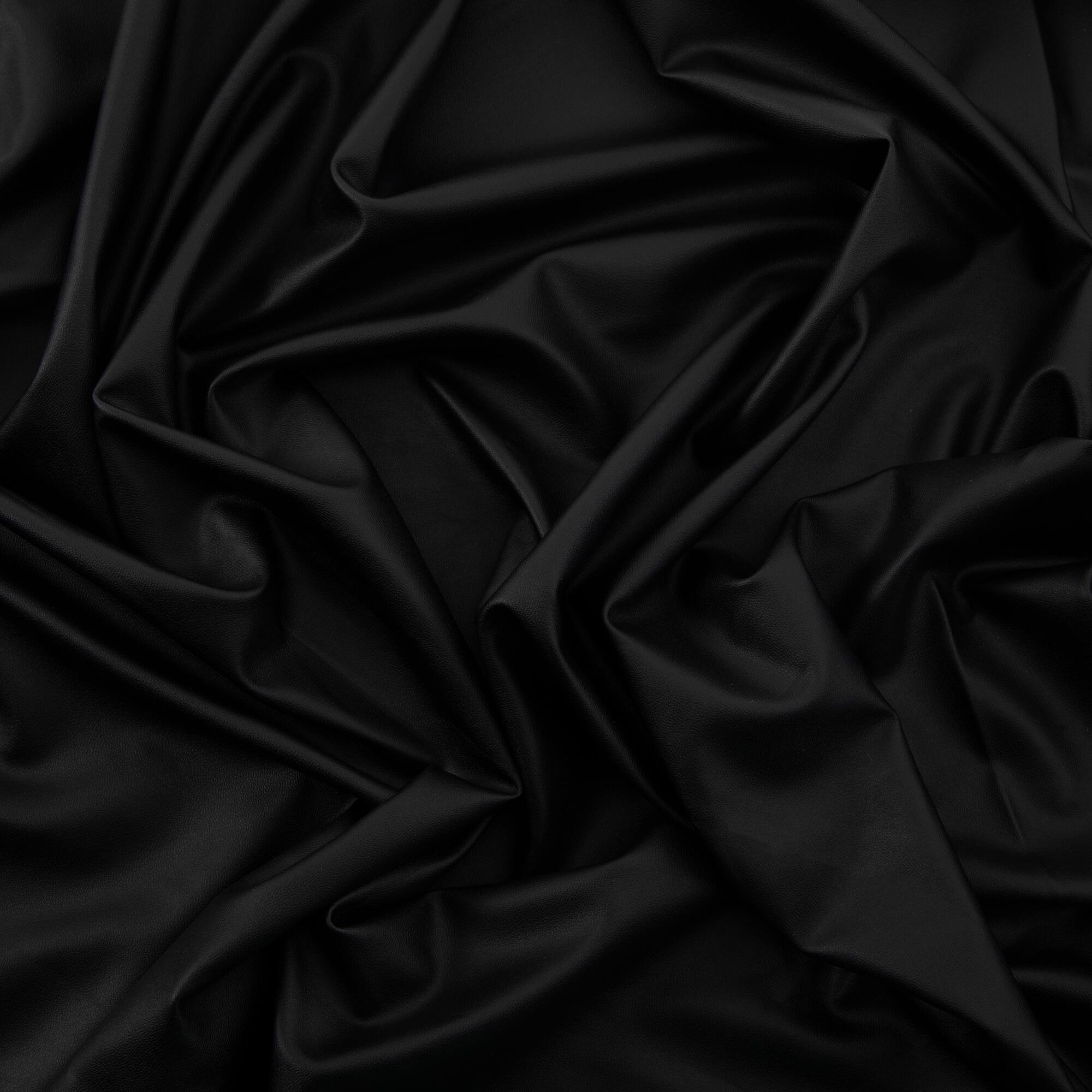 Cosplay by Yaya Han Black Low Stretch Pebbled Pleather Fabric